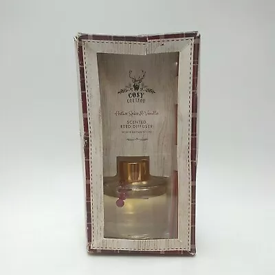 Festive Spice Cosy Cottage Vanilla Essence Reed Diffuser Fragrance Scent • £4