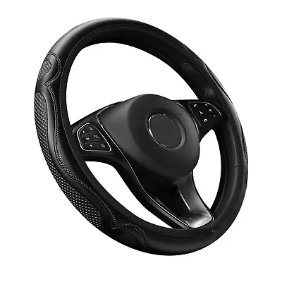 For Volvo Car Durable Leather Steering Wheel Cover Breathable Anti-Slip Wrap • $9.99