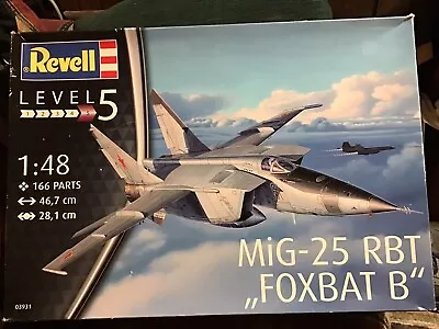 Revell 03931 MiG- 25 RTBFoxbat B 1/48 • $45