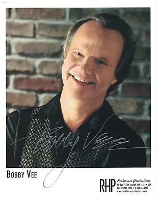 Bobby Vee Signed Autographed 8 X 10 Photo Singer • $79.99