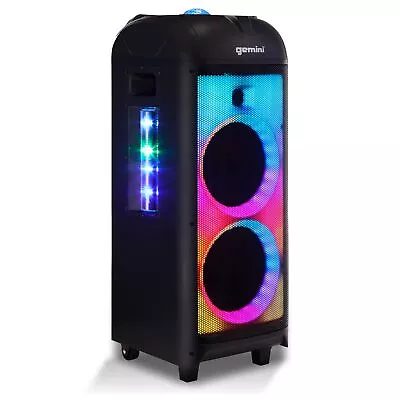 Gemini Sound GPLT-360 1000 Watt Home Bluetooth Party Speaker With LED Effects • $249.95