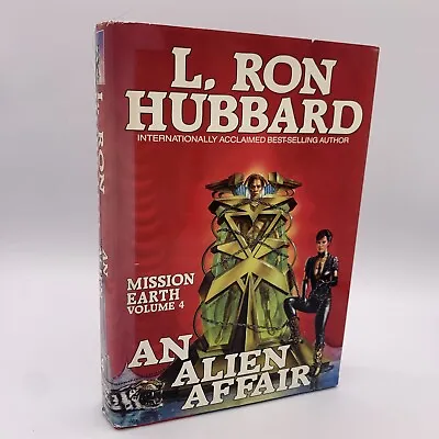 Vintage 1986 An Alien Affair: Mission Earth Volume 4 By L. Ron Hubbard Hardcover • $9.87