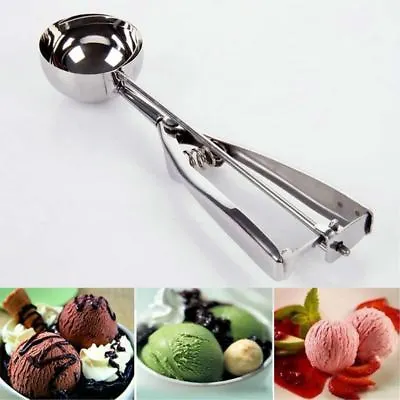 New UK Stock Stainless Steel Scoop Ice Cream Spoon Mash Potato Food Baller 6cm • £2.99