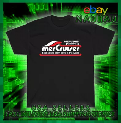 New Shirt From Mercury MerCruiser Logo Men's T-Shirt Adult Unisex Tee • $24.88