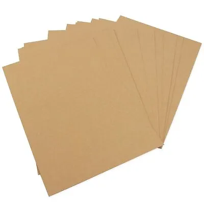 £3.99 • Buy 15x KRAFT CARD SHEETS A4 Brown Paper Scrapbooking Arts & Crafts Cardstock UK