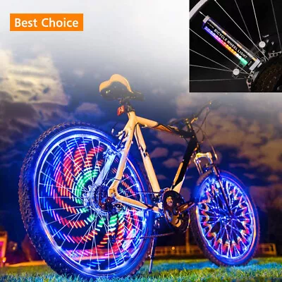 Bike Wheel Light Bicycle Wheel LED Light Waterproof Spoke Lights RGB Led Lights • $18.30