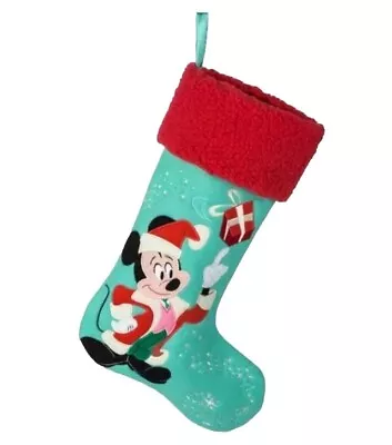 Disney Parks Santa Mickey Mouse Classic Christmas Holiday Stocking Sealed Mint  • $24.99