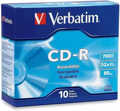 CD-R-700MB-10Pk Jewel Case-52x | NEW AU FREE SHIPPING • $13.50