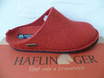 Haflinger Ladies Slippers House Shoes Mules Red New • £58.33