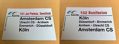 $15.42 • Buy ZLS EC 151 Sweelinck RS EC 152 BonifaciusAmsterdam CS - Arnhem - Köln U.z. 6/93