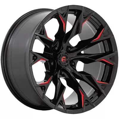 20x9 Black Milled Red Wheels Fuel D823 Flame 6x135 20 (Set Of 4)  87.1 • $1856