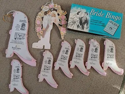 Lot Vtg Beistle Wedding Shower Bells Tissue Paper Hallmark Die-Cut Bingo Game • $30