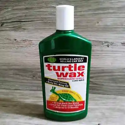 Vtg Turtle Wax  Super Hard Shell Car Wax Full 1986 Bottle (lrs) • $20