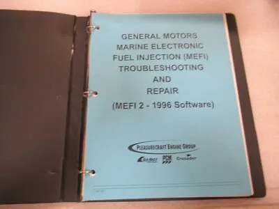 1996 Crusader PCM General Motors MEFI 2 Troubleshooting & Repair Manual L190180 • $22.83