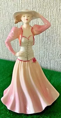 Coalport China Lady Figure Doll Celebration June  Perfect Condition • £14.99