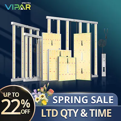 VIPARSPECTRA P2000 P2500 V1000 LED Grow Light Full Spectrum For Indoor Veg Bloom • $152.99