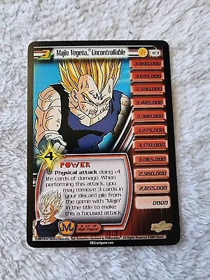 DBZ Dragon Ball Z Majin Vegeta Uncontrollable 113 CCG Unlimited Babidi Saga MP • $5.99