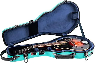 Crossrock Fiberglass Mandolin Guitar Case Fits A/F StylePadded Backpack Straps • $267.99