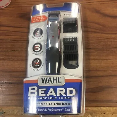 WAHL Beard And Mustache Rechargeable Trimmer Shaver Model 9916-817. NEW • $30