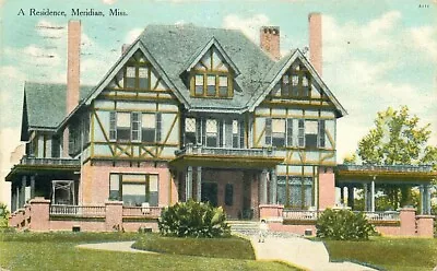 Postcard House / Architecture Collection #2225 - Meridian Mississippi • $9.95