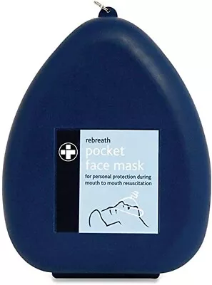 Premium CPR Pocket Face Masks - Mouth To Mouth First Aid Emergency  • £6.99