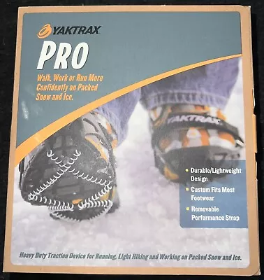 Yaktrax Pro Traction Cleat For Walking/Jogging/Hiking On Snow & Ice M Medium NEW • $34.99