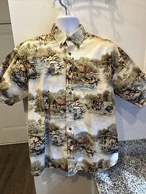 North River Outfitters Men’s Large Deer Print • $18.99