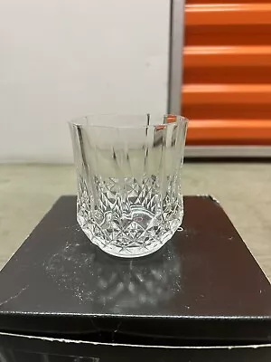 Set Of 4 Cristal D'Arques Longchamp Diamax Double Old Fashioned Whiskey Glasses! • $14