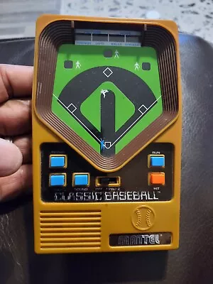 Vintage Mattel Classic Electronic Baseball Handheld Portable Game 2001 Works • $29.99