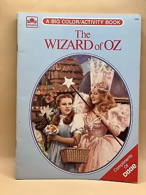 Vintage 1988 Wizard Of OZ Golden Coloring Book Unused! HTF • $10