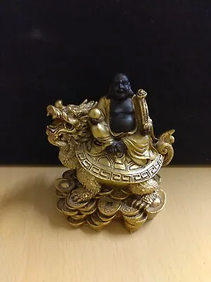 God Of Wealth Laughing Buddha Statue Puckator Modern Art Sculpture  • £9.99