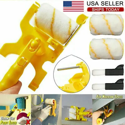 $15.89 • Buy Multifunctional Clean-Cut Paint Edger Roller Brush Safe Tool Wall Corner Ceiling