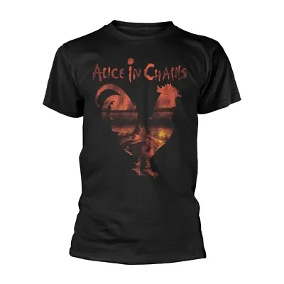 ALICE IN CHAINS - DIRT ROOSTER SILHOUETTE BLACK T-Shirt X-Large • $39.40