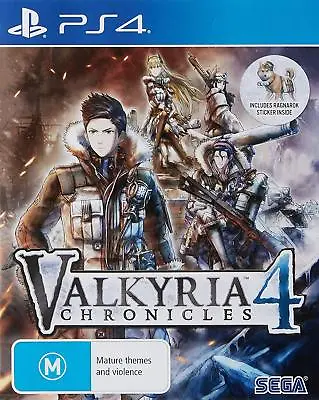 Valkyria Chronicles 4 RPG Strategy Game PS4 Sony Playstation 4 Preowned • $34