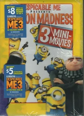 Despicable Me Presents Minion Madness (DVD 2012) 3 Mini Movies • $7.99