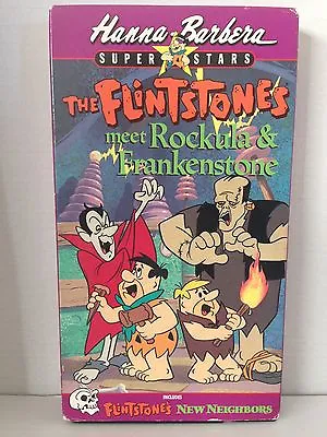 The Flintstones ~ Meet Rockula & Frankenstone ~ Hanna-barbera ~ Rare Vhs Video  • $39.99