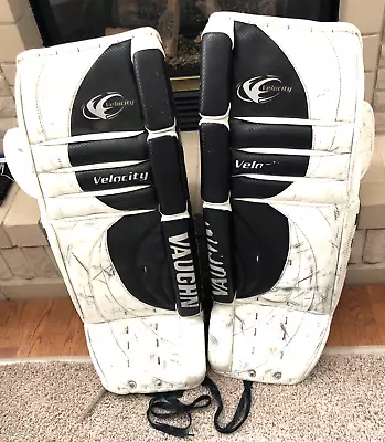 VAUGHN VELOCITY 7000 -Size 36” +2 Flex-PAC Balance Stabilizer Hockey Goalie Pads • $367.96