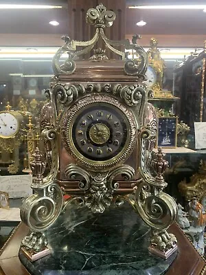 Antique Clock Extremely Rare 1868 Paris Expo Floriate Cornu/ Japy Freres Winners • $38500