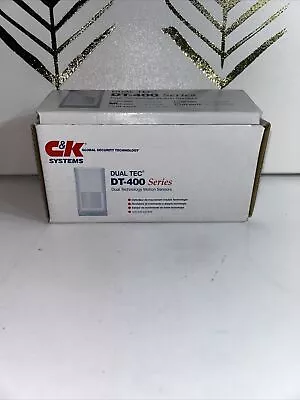 C & K Dual Tec Motion DT-400 Sensor DT-435TC Dual Technology Motion Sensor • $24.99