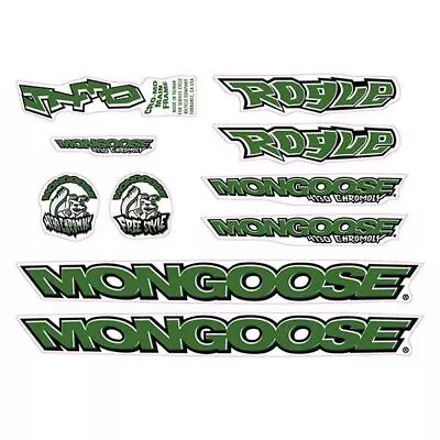 Mongoose - 1997 Rogue - Decal Set - Old School Bmx • $88