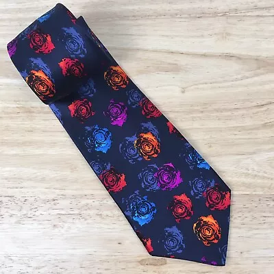 New Vitaliano Pancaldi Men's Floral Necktie 100% Silk 60  No Tag • $69.99