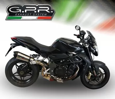 MV Agusta Brutale 1090R/RR 2010-2016 GPR Exhaust SlipOn Silencer GP Evo Titanium • $489