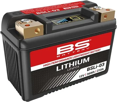 BS Battery Lithium Ion Battery BSLi-03 Triumph Bonneville Bobber 2017-2021 • $99.99