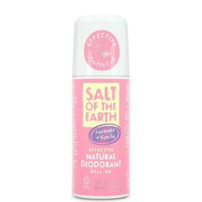 Salt Of The Earth Natural Deodorant Roll-on Pure Aura Lavender & Vanilla 75ml • £7.02