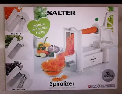 Spiralizer Vegetable Slicer Fruit Cutter Twister Salter Kitchen Tool Chopper • £14.95