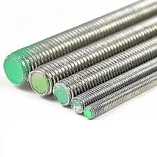 £6.60 • Buy Stainless Steel Fully Threaded Metric Studding Rod Bar 1mtr Various Diameters