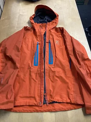 Haglofs Roc High Mens Gore-Tex Hooded Jacket Size L RRP £450 • £150