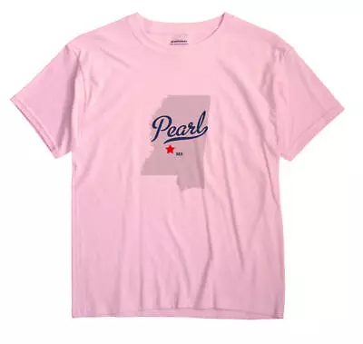 Pearl Mississippi MS T-Shirt MAP • $18.99