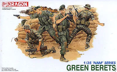 $24.95 • Buy Dragon 1/35 3309 US Green Berets (Vietnam War) (NAM Series) (4 Figures)