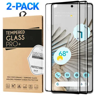 2-Pack For Google Pixel 8/8 Pro/7/7a Tempered Glass Screen Protector Full Cover • $9.98